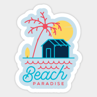 Beach Paradise Sticker